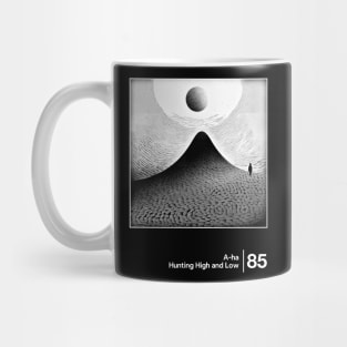 Hunting High & Low / Minimalist Style Graphic Artwork Mug